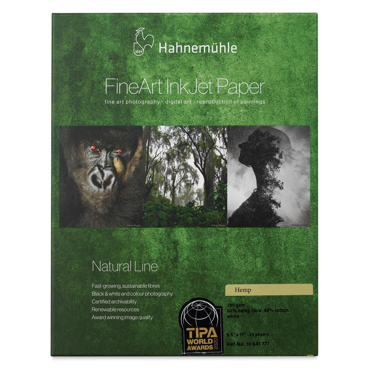 Hahnemühle Hemp FineArt Inkjet Paper - 8-1/2" x 11", Pkg of 25
